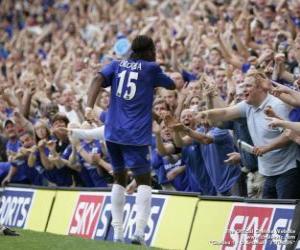 Rompicapo di Didier Drogba celebrazione dell gol