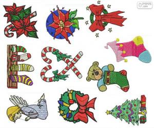 Rompicapo di Disegni di ornamenti di Natale