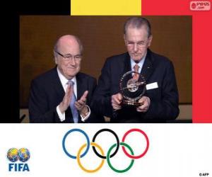 Rompicapo di Distinzione presidenziali del 2013 FIFA per Jacques Rogge