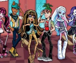 Rompicapo di Diversi personaggi in Monster High
