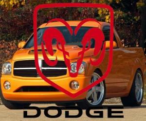 Rompicapo di Dodge logo, marchio automobilistico americano