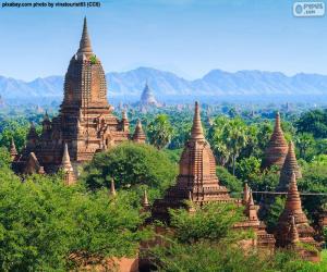 Rompicapo di Edifici religiosi di Bagan, Myanmar