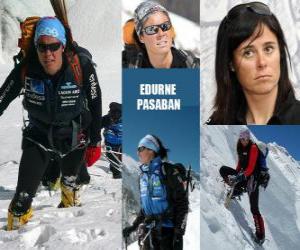 Rompicapo di Edurne Pasaban è un alpinista spagnolo e la prima donna nella storia a salire ai 14 ottomila (montagne oltre 8000 metri) dal pianeta.