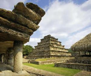 Rompicapo di El Tajin è un sito archeologico, Veracruz, Messico