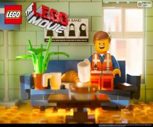 Rompicapo di Emmet, il protagonista del film Lego