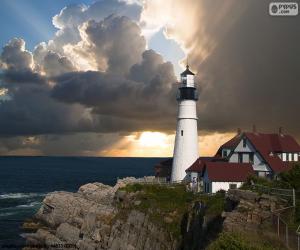 Rompicapo di Faro di Portland Head, USA