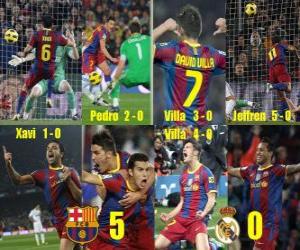 Rompicapo di FC Barcellona 5 Real Madrid 0 