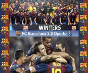 Rompicapo di FC Barcelona Campione 2011 Supercoppa UEFA