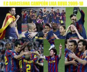 Rompicapo di FC Barcelona campione del BBVA League 2009-2010