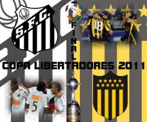 Rompicapo di FC Santos - Montevideo Peñarol. Finale Copa Libertadores 2011