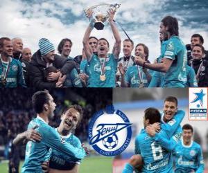 Rompicapo di FC Zenit St. Petersburg, campione del campionato di calcio russo, Prima Lega 2011-2012