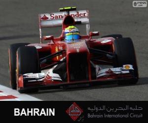 Rompicapo di Felipe Massa - Ferrari - Bahrain International Circuit 2013