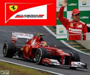 Rompicapo di Felipe Massa - Ferrari - Gran Premio del Brasile 2012, 3 ° classificato