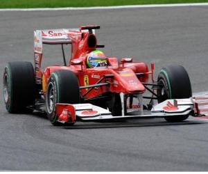 Rompicapo di Felipe Massa - Ferrari - Spa-Francorchamps 2010