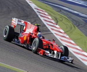Rompicapo di Fernando Alonso - Ferrari - Bahrain 2010