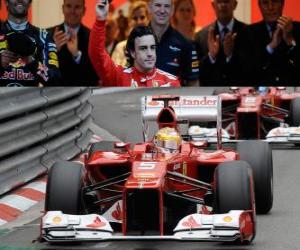 Rompicapo di Fernando Alonso - Ferrari - GP di Monaco 2012 (3 °)