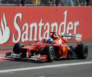 Rompicapo di Fernando Alonso - Ferrari - Gran Premio d'Italia 2012, 3 ° classificato