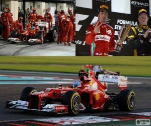Rompicapo di Fernando Alonso - Ferrari - Gran Premio di Abu Dhabi 2012, 2ª classificata