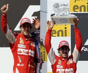 Rompicapo di Fernando Alonso - Ferrari - Hungaroring, Gran Premio d'Ungheria (2010) (2 ° posto)