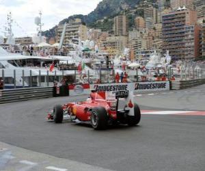 Rompicapo di Fernando Alonso - Ferrari - Monte-Carlo 2010