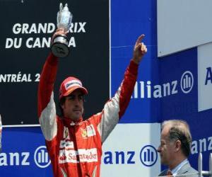 Rompicapo di Fernando Alonso - Ferrari - Montreal, 2010 (terza classificata)