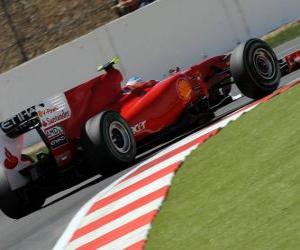 Rompicapo di Fernando Alonso - Ferrari - Silverstone 2010
