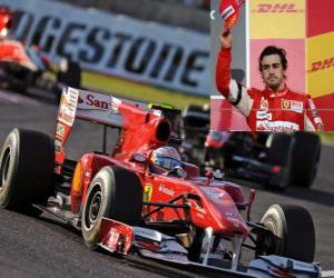 Rompicapo di Fernando Alonso - Ferrari - Suzuka 2010 (3 ° posto)