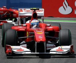 Rompicapo di Fernando Alonso - Ferrari - Valencia 2010