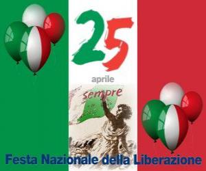 Rompicapo di Festa della Liberazione, festa nazionale italiana celebrata il 25 aprile