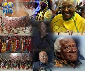 Rompicapo di FIFA Premio Presidenziale nel 2010 l'arcivescovo Desmond Tutu per