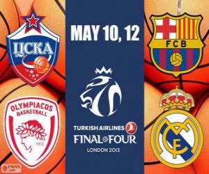 Rompicapo di Final Four 2013 Londra Euroleague di Pallacanestro