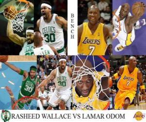 Rompicapo di Finale NBA 2009-10, prenotazioni, Rasheed Wallace (Celtics) vs Lamar Odom (Lakers)