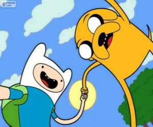 Rompicapo di Finn e Jake, due grandi amici di Adventure Time