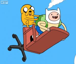 Rompicapo di Finn e Jake volare