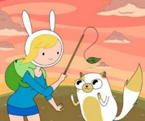 Rompicapo di Fionna e Cake, due dei personaggi di Adventure Time