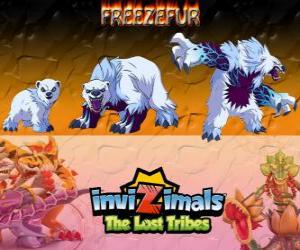 Rompicapo di Freezefur, ultima evoluzione. Invizimals Le Tribù Scomparse. Una bestia enorme, violenta e feroce