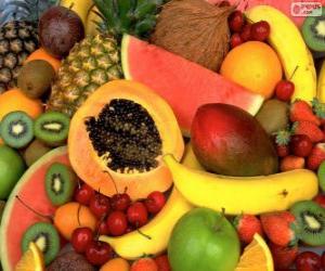 Rompicapo di Frutti tropicali