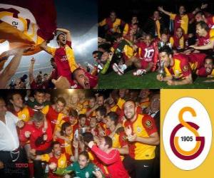 Rompicapo di Galatasaray, campione Super Lig 2011-2012, campionato di calcio de Turchia