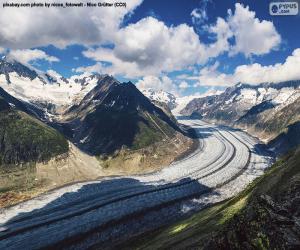 Rompicapo di Ghiacciaio dell'Aletsch