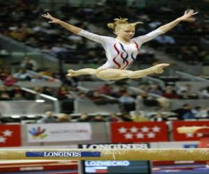 Rompicapo di Ginnastica artistica - Esercizio al trave