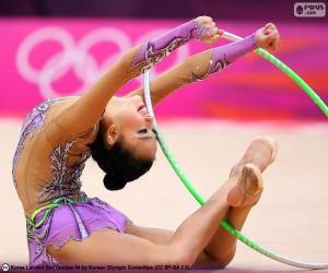 Rompicapo di Ginnastica ritmica con cerchio