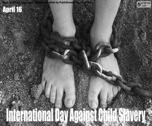 Rompicapo di Giornata internazionale contro la schiavitù infantile