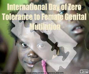 Rompicapo di Giornata internazionale della tolleranza zero contro le mutilazioni genitali femminili