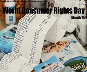 Rompicapo di Giornata mondiale dei diritti dei consumatori