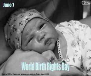 Rompicapo di Giornata mondiale dei diritti di nascita