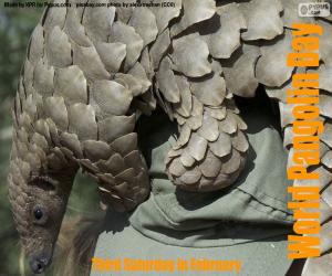 Rompicapo di Giornata Mondiale pangolin