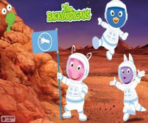 Rompicapo di Gli astronauti Backyardigans sono arrivati ​​a Marte