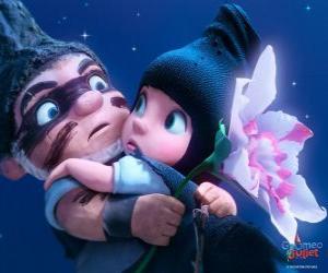 Rompicapo di Gnomeo e Giulietta, in una scena del film