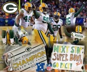 Rompicapo di Green Bay Packers NFC Champion 2.010-11