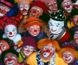 Rompicapo di Gruppo di clown